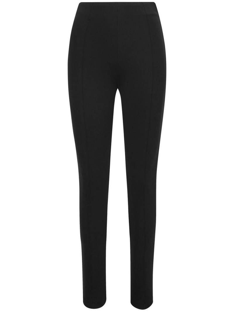 Oscar de la Renta skinny high-wiasted trousers - Black von Oscar de la Renta