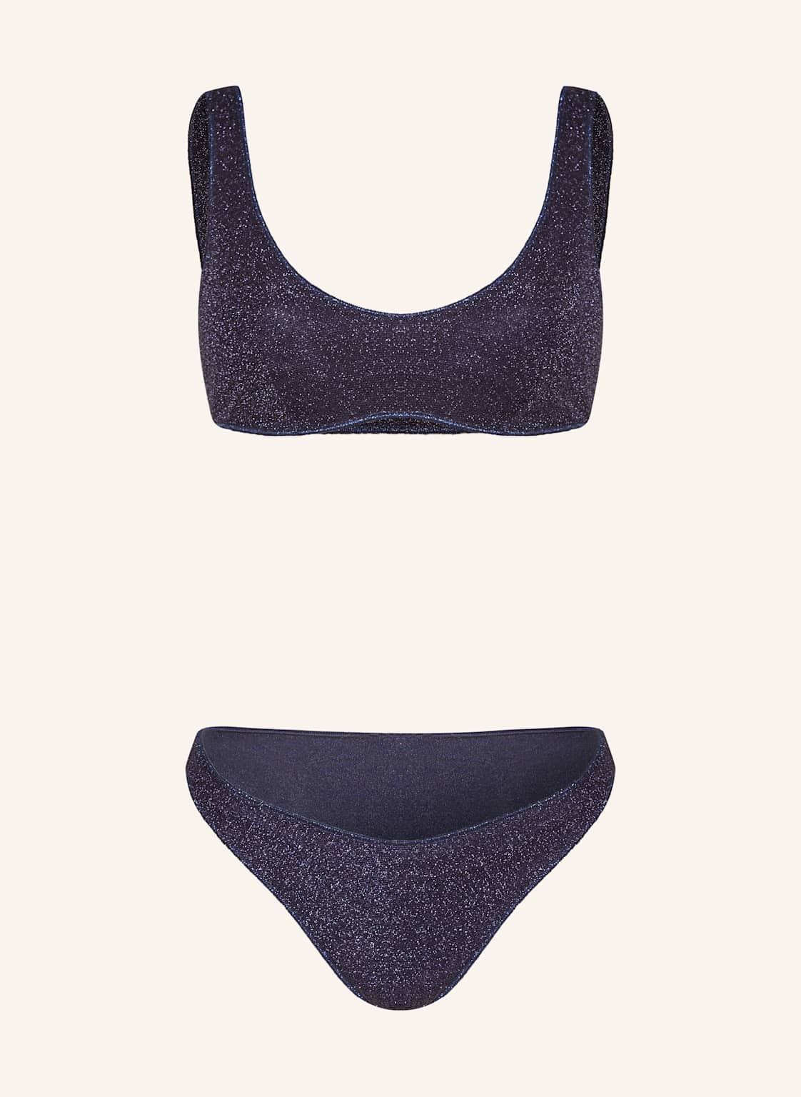 Oséree Bustier-Bikini Lumiere Sporty blau Oséree Bustier-Bikini Lumiere Sporty blau von Oséree