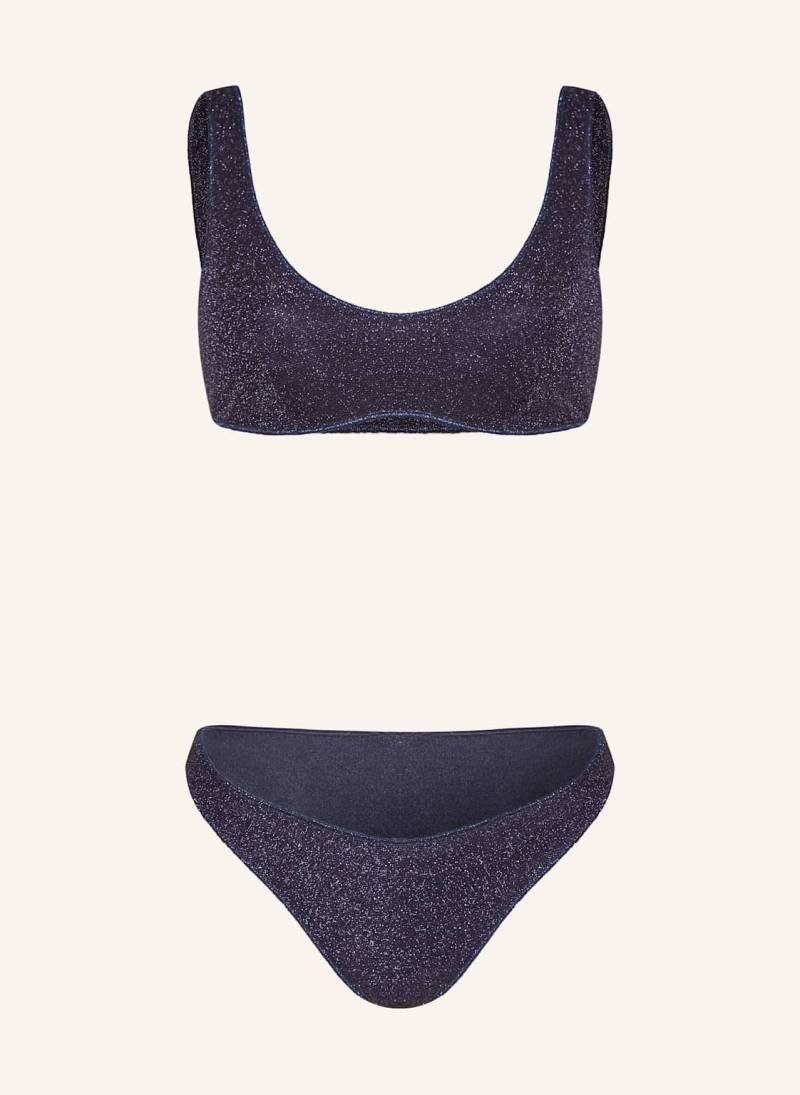 Oséree Bustier-Bikini Lumiere Sporty blau von Oséree