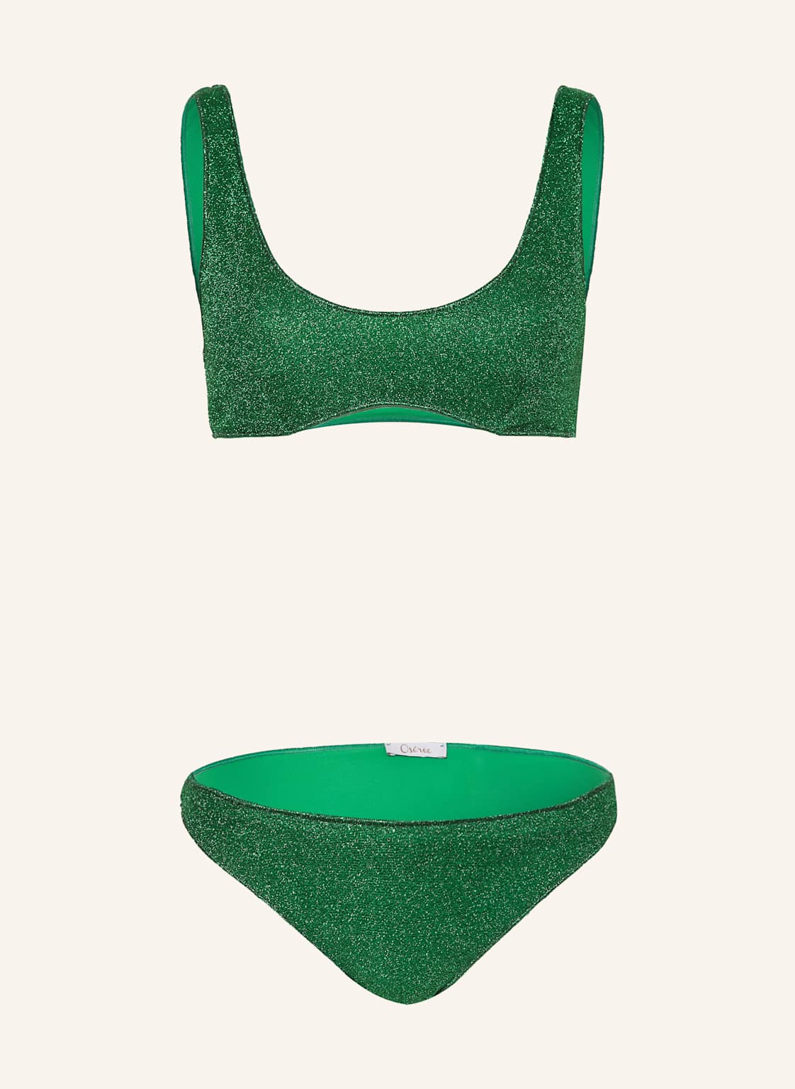 Oséree Bustier-Bikini Lumiere Sporty gruen Oséree Bustier-Bikini Lumiere Sporty gruen von Oséree