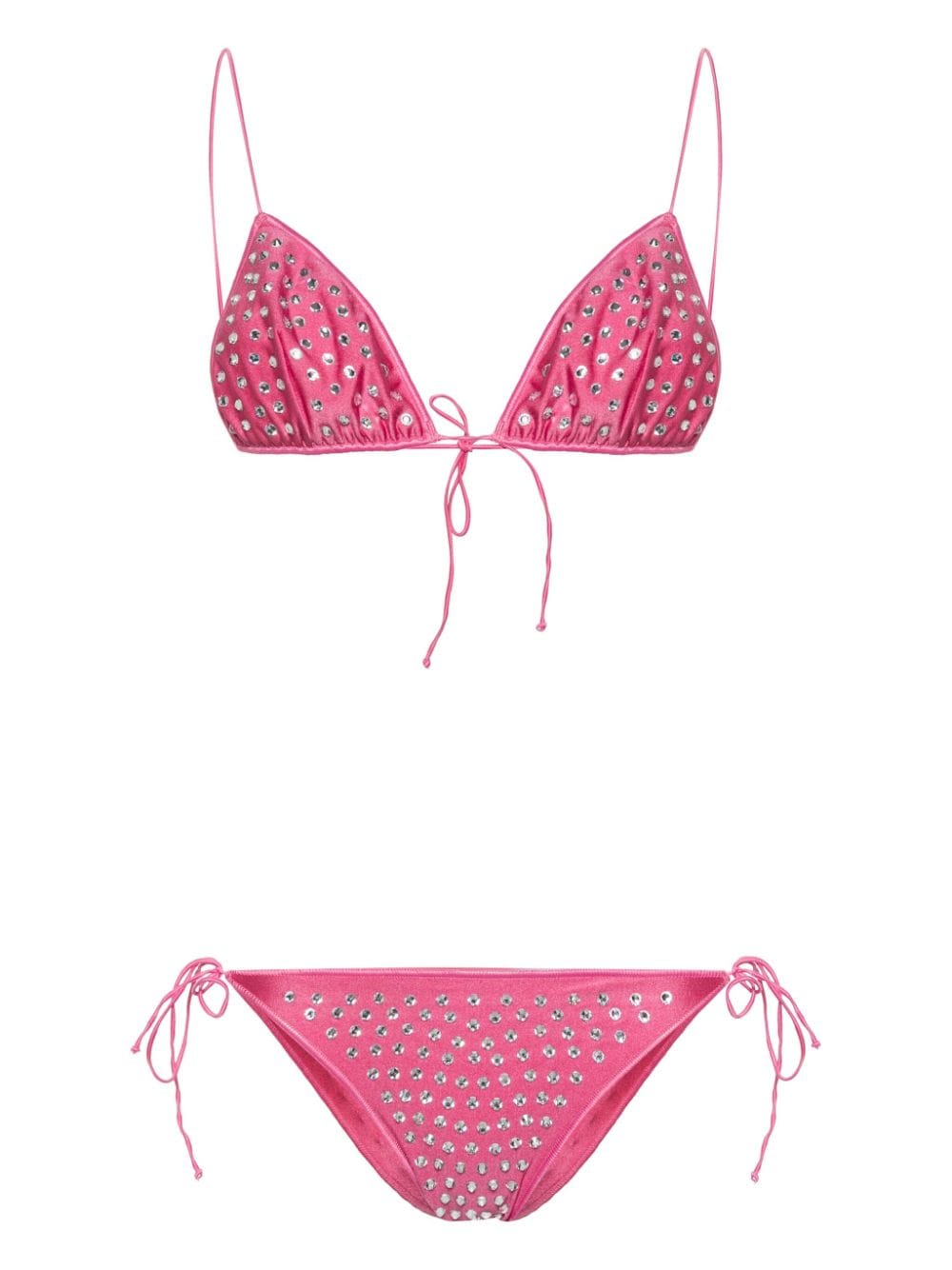 Oséree Gem crystal-embellished bikini - Pink von Oséree