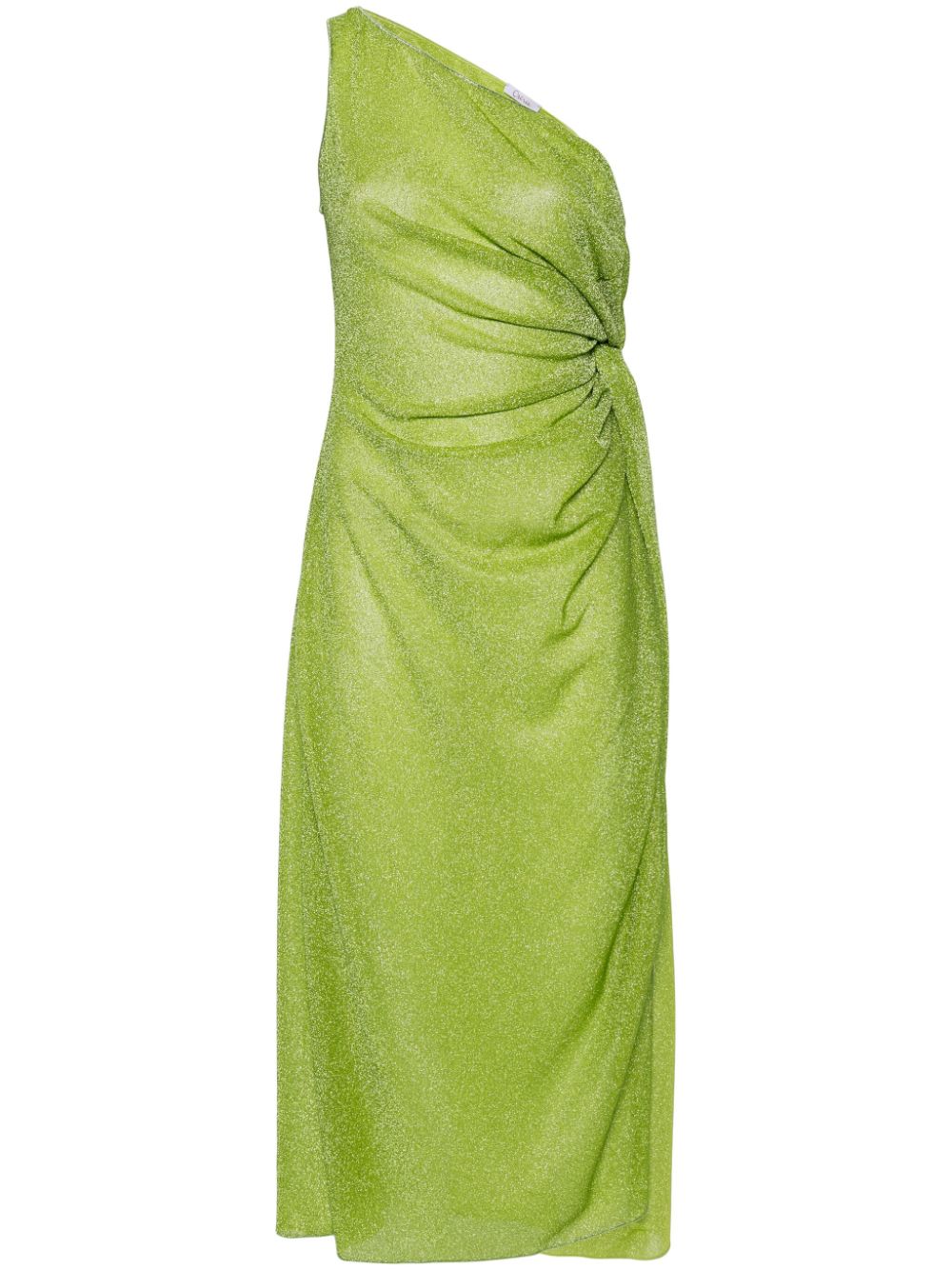 Oséree Knot one-shoulder dress - Green von Oséree