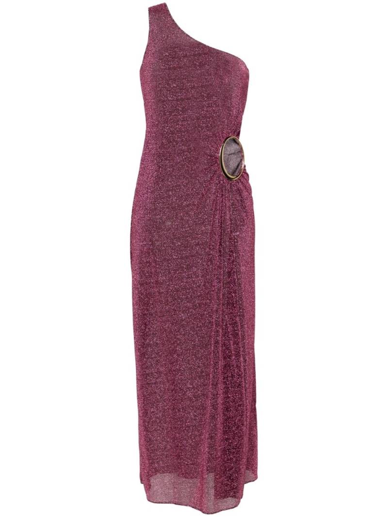 Oséree Lumière O-ring maxi dress - Purple von Oséree