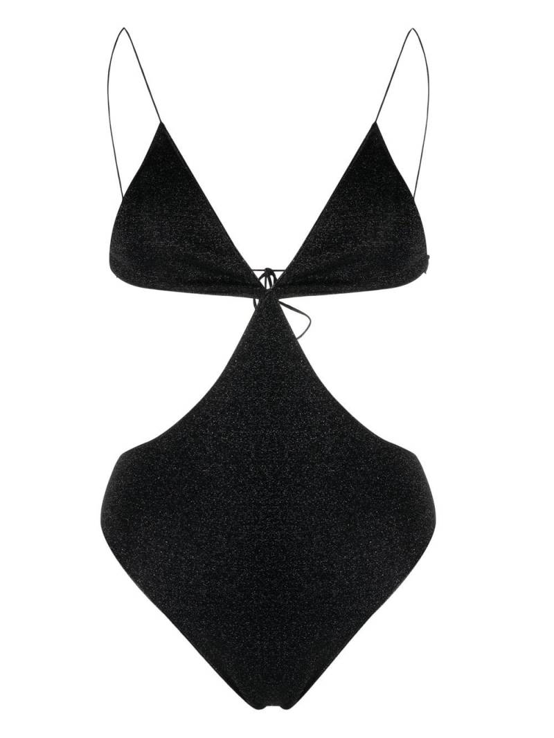 Oséree Lumière cut-out swimsuit - Black von Oséree