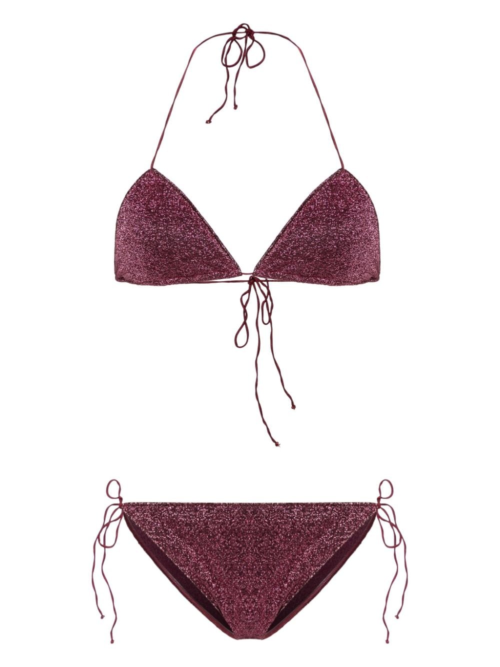 Oséree Lumière lurex bikini - Red von Oséree