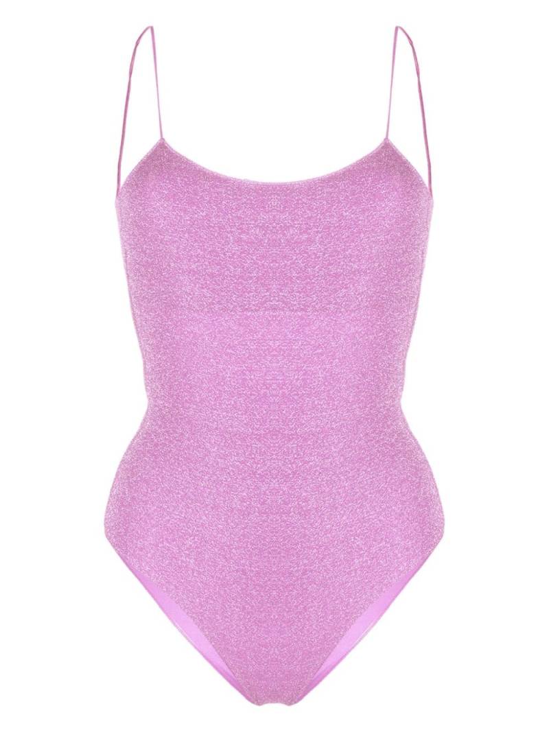 Oséree Lumière lurex swimsuit - Pink von Oséree