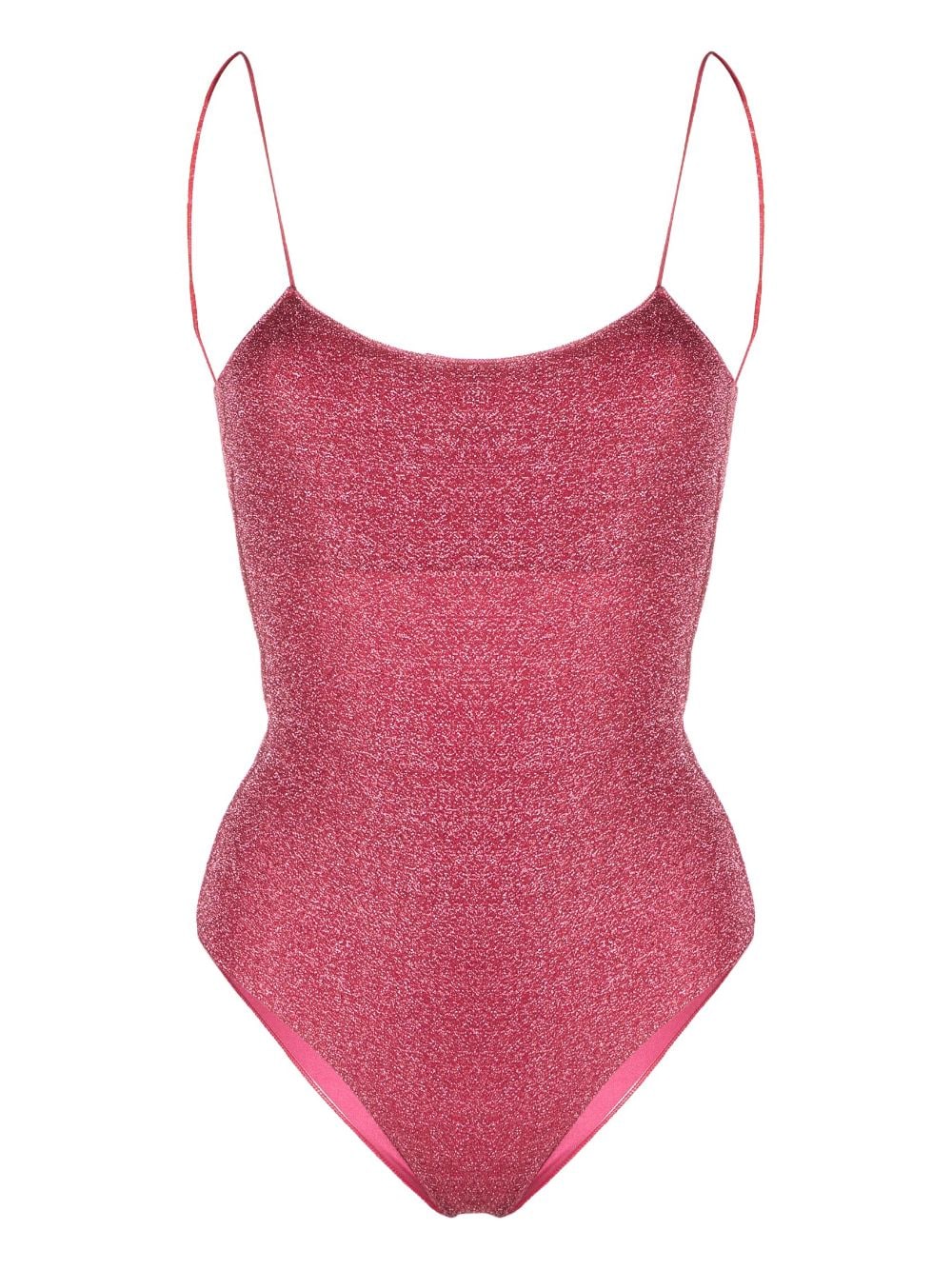 Oséree Lumière metallic-effect swimsuit - Pink von Oséree