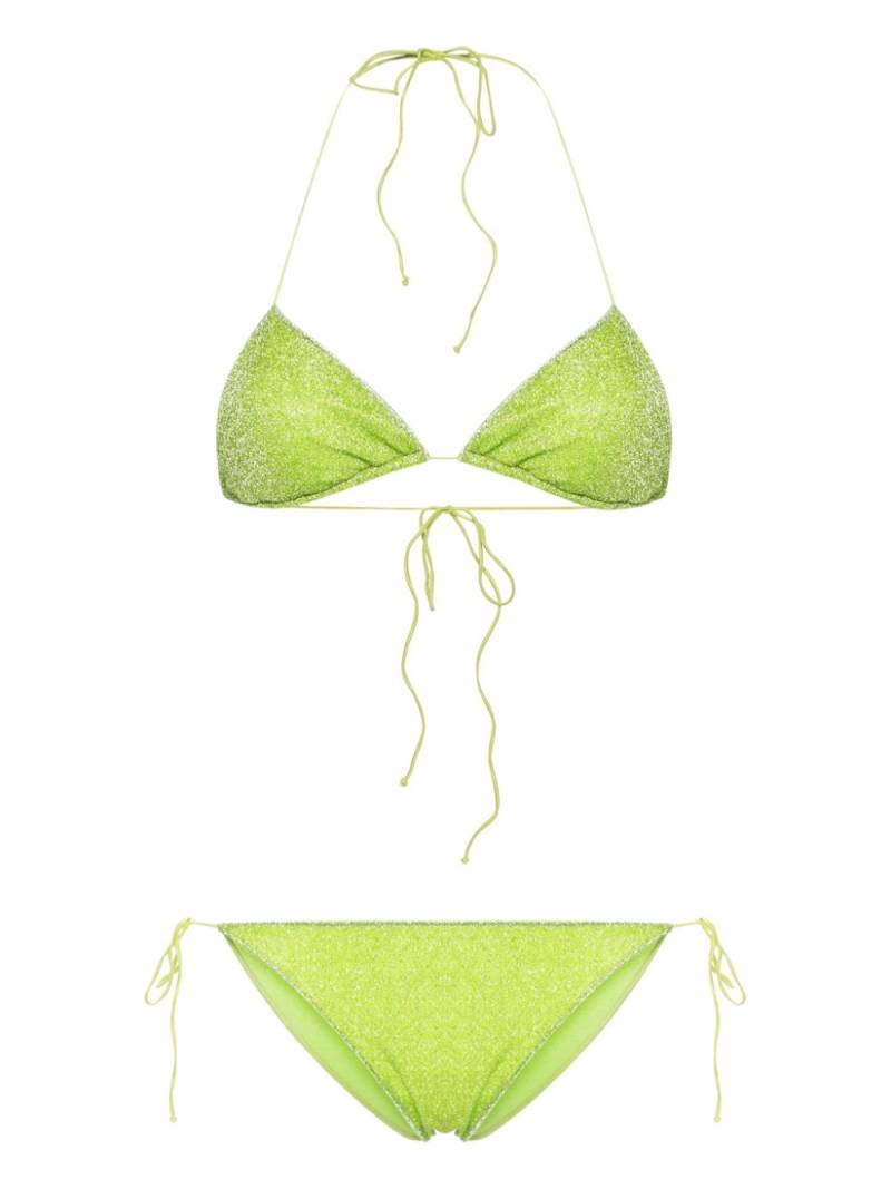 Oséree Lumière lurex bikini - Green von Oséree