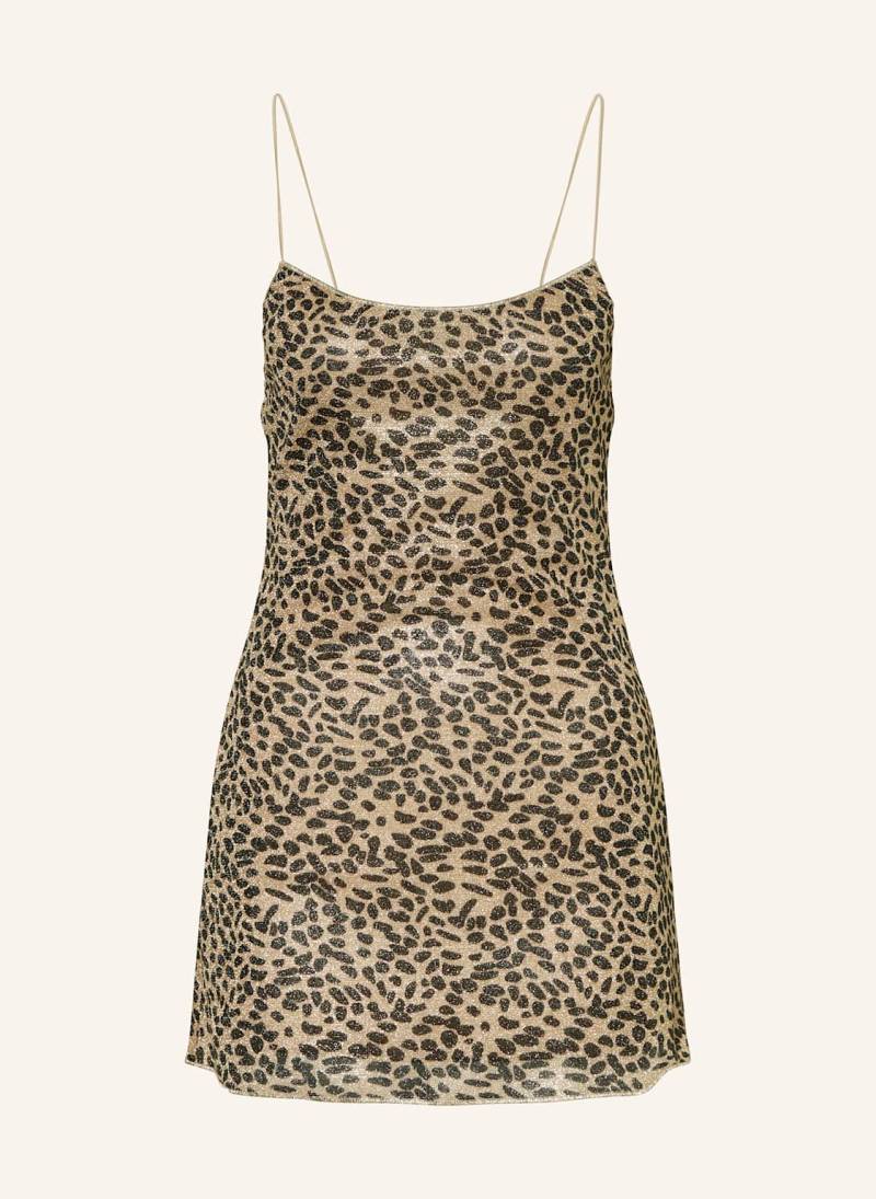 Oséree Strandkleid Animalier Lumiere Mit Glitzergarn braun von Oséree