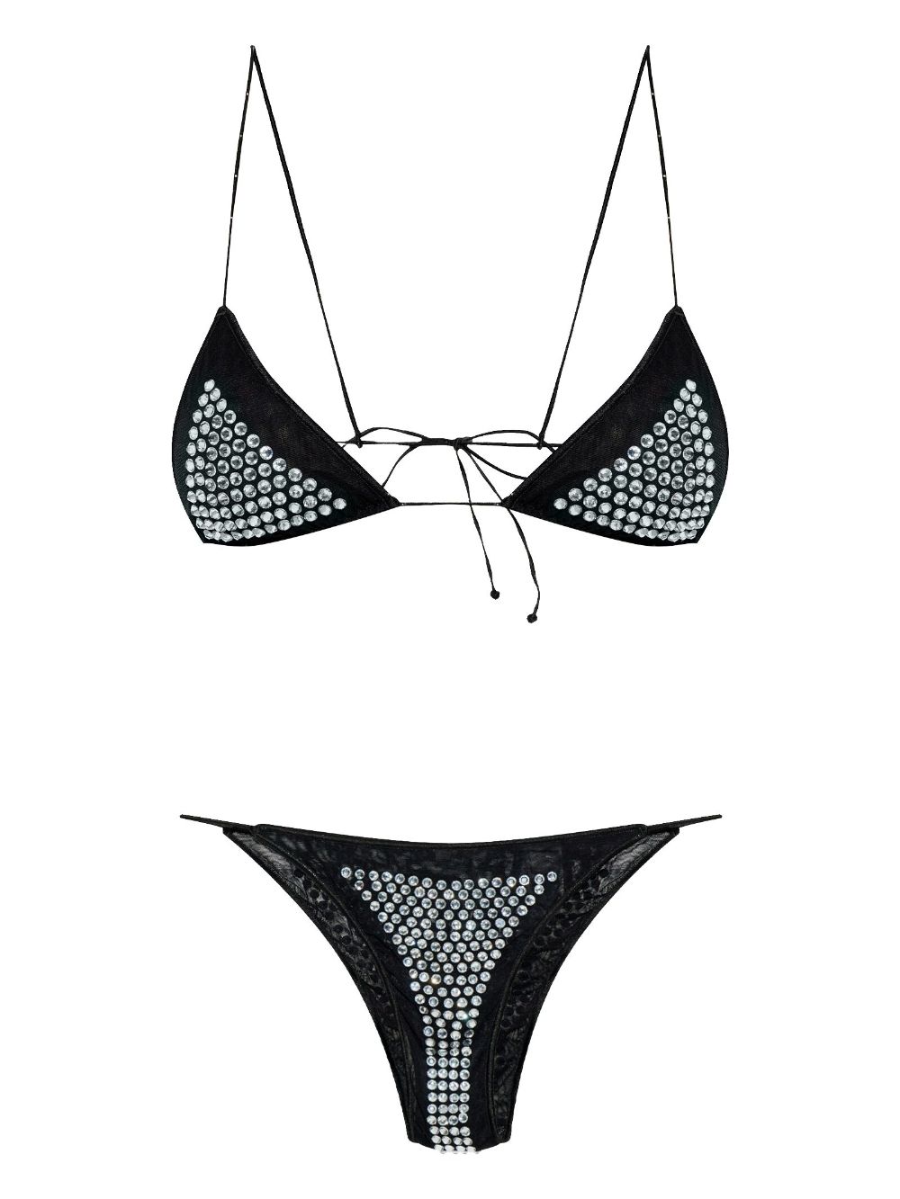 Oséree rhinestoned bikini - Black von Oséree