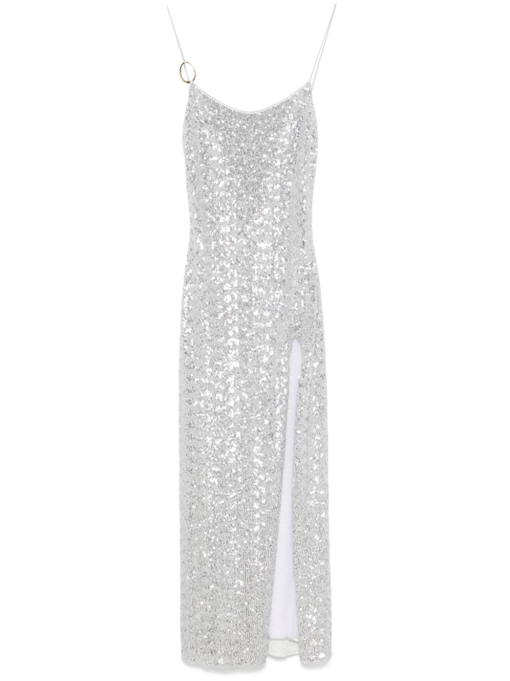 Oséree sequinned maxi dress - Silver von Oséree