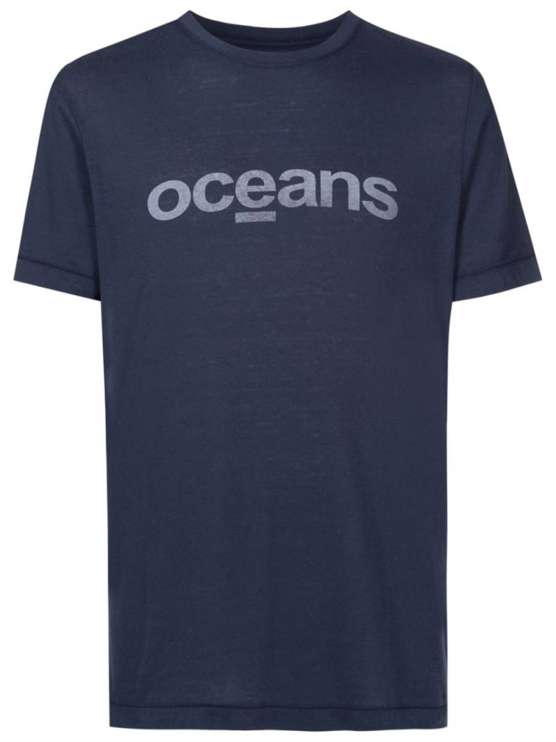 Osklen Pet Oceans graphic-print T-Shirt - Blue von Osklen