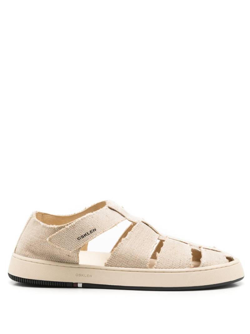 Osklen Soho Resort flat sandals - Neutrals von Osklen