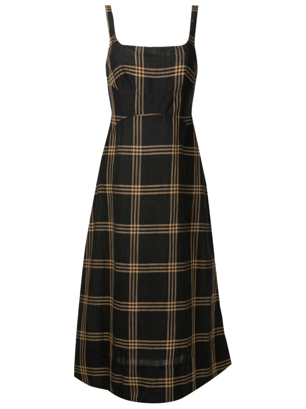 Osklen check-pattern maxi dress - Black von Osklen