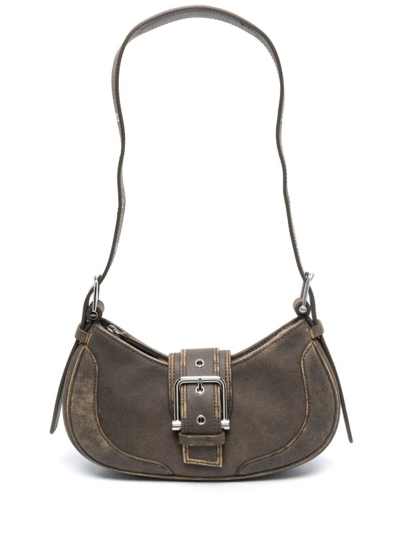 Osoi medium Hobo Brocle leather shoulder bag - Brown von Osoi