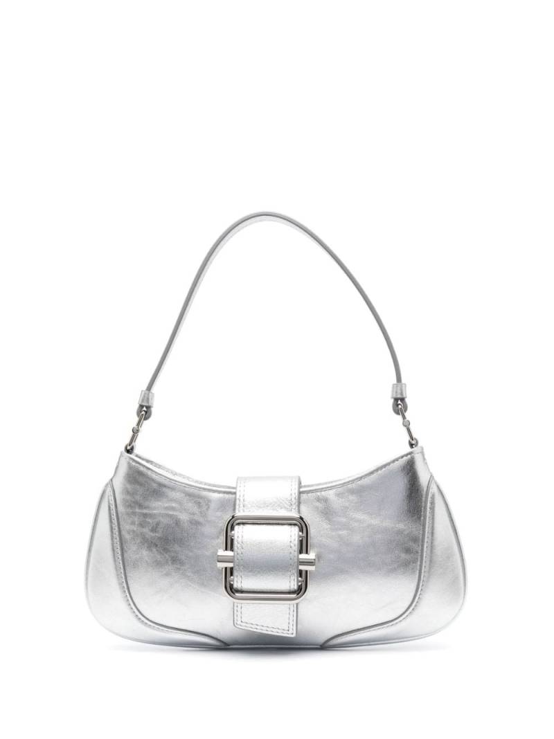 Osoi small Brocle metallic-finish shoulder bag - Silver von Osoi