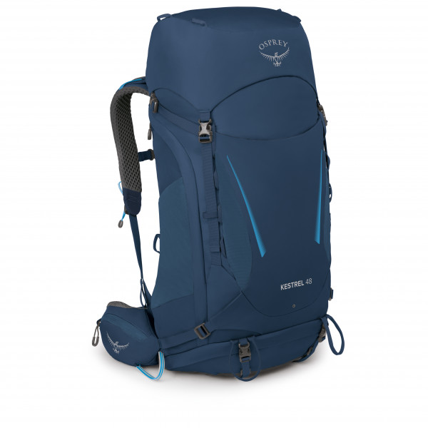 Osprey - Kestrel 48 - Trekkingrucksack Gr 46 l - S/M;48 l - L/XL blau;oliv;schwarz von Osprey