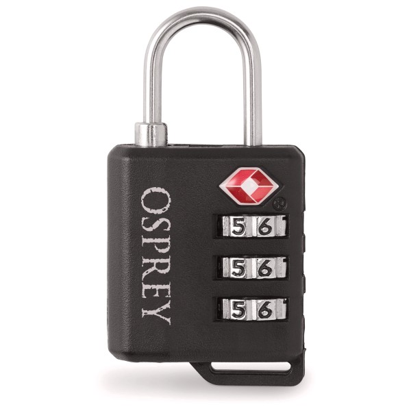 Osprey - Travel Sentry 3-Dial Padlock - Gepäcksicherung schwarz von Osprey