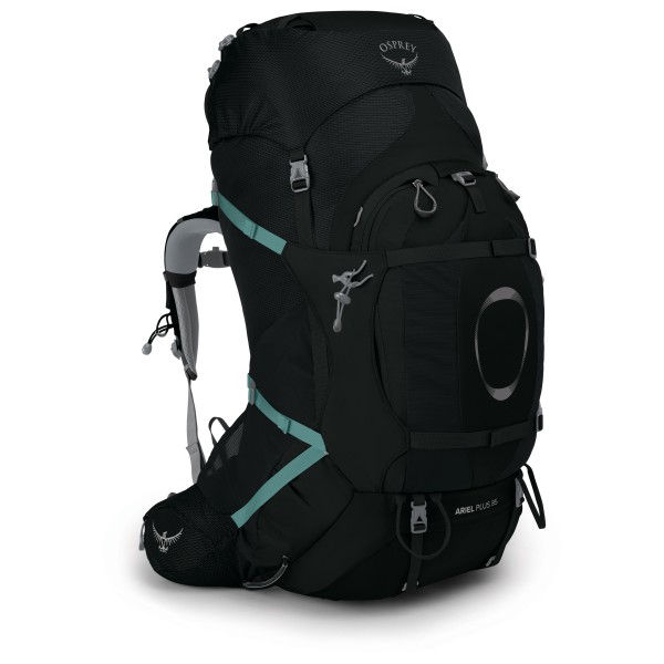 Osprey - Women's Ariel Plus 85 - Trekkingrucksack Gr 83 l - XS/S;85 l - M/L schwarz von Osprey