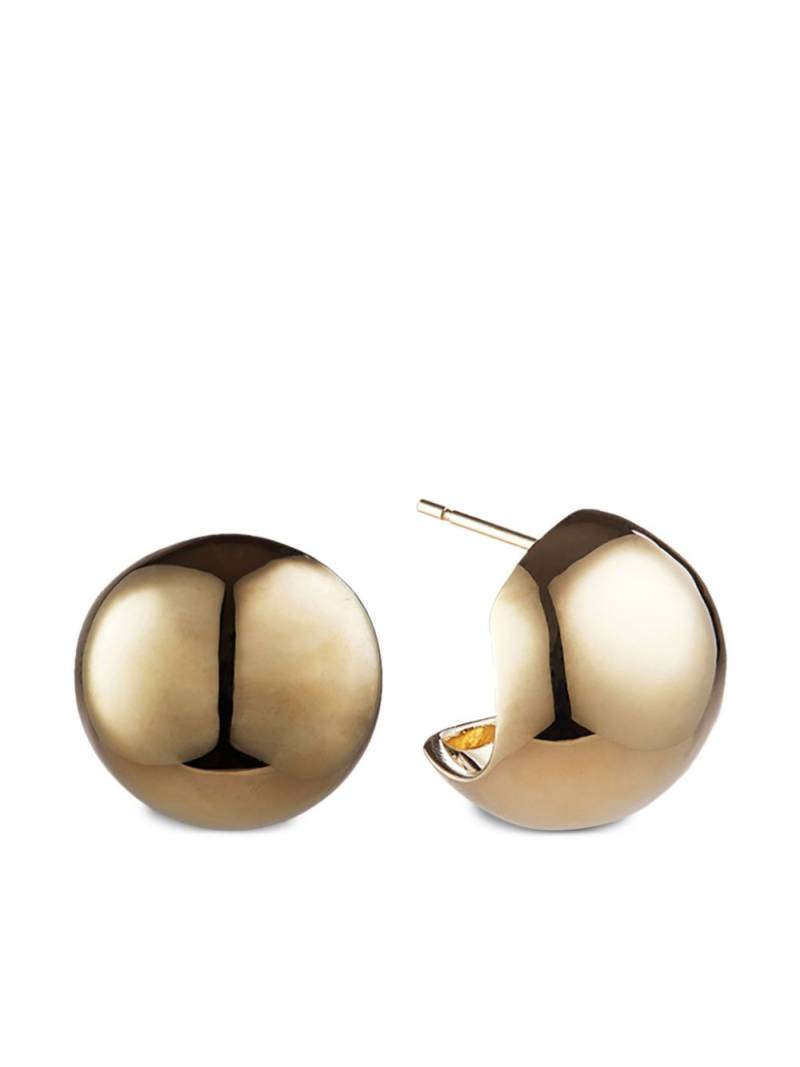 Otiumberg Boule polished stud earrings - Gold von Otiumberg