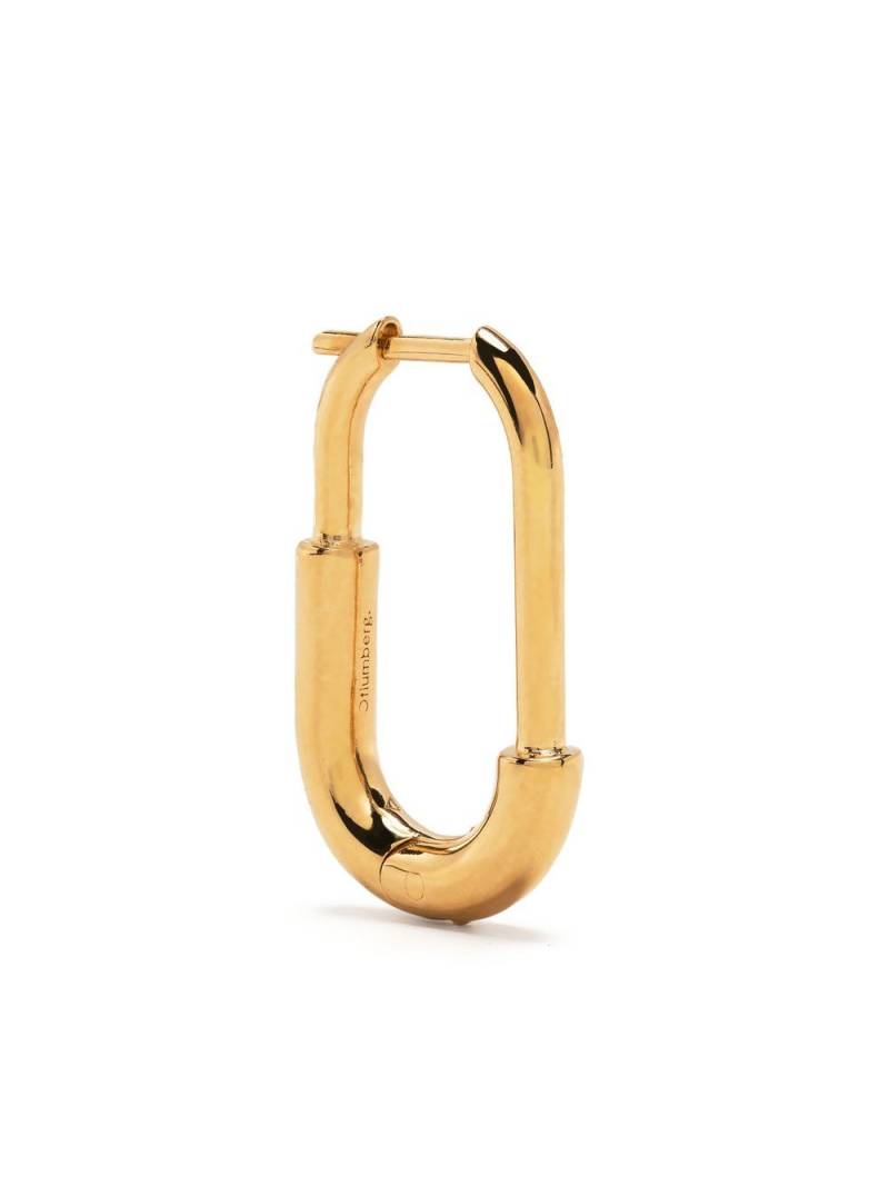 Otiumberg Large Staple hoop earrings - Gold von Otiumberg