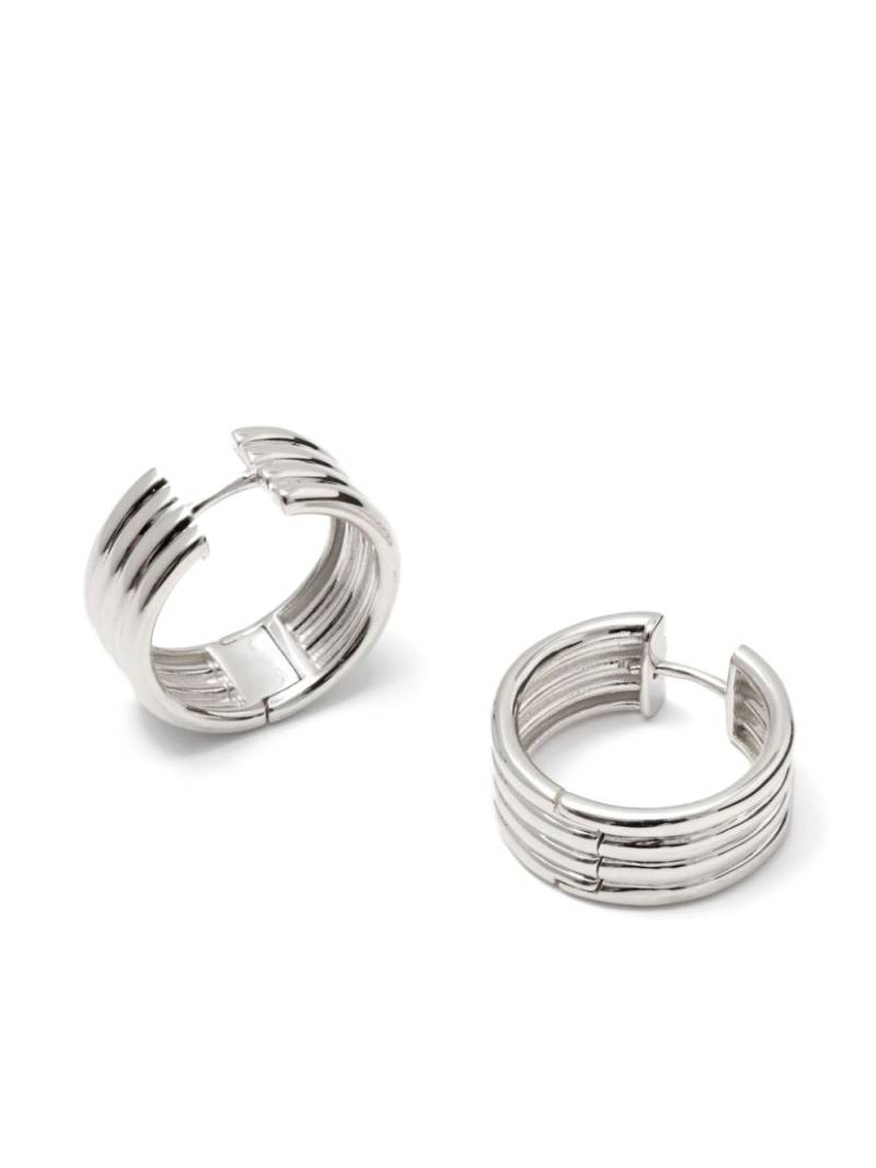 Otiumberg Stratis hoop earrings - Silver von Otiumberg