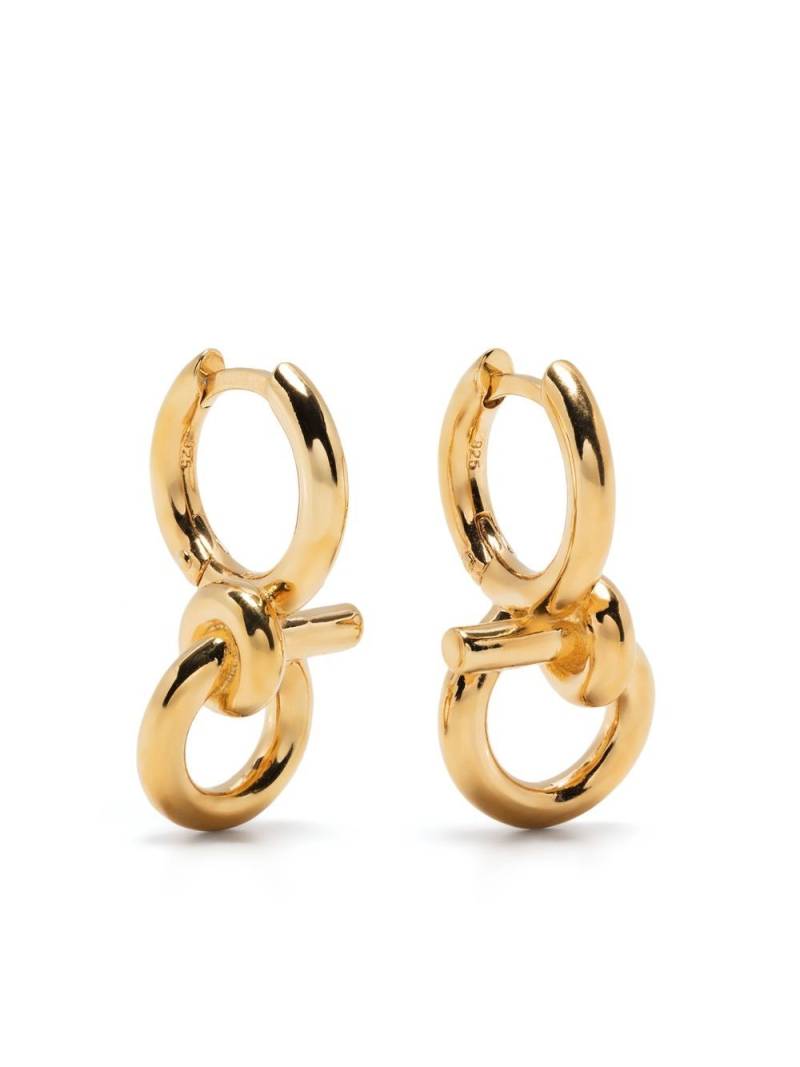 Otiumberg Tied Twist hoop earring - Gold von Otiumberg