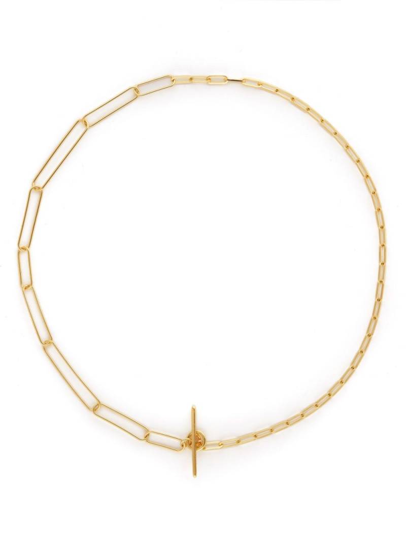 Otiumberg paperclip and link chain necklace - Gold von Otiumberg