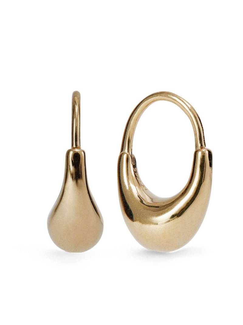 Otiumberg small Roscida hoop earrings - Gold von Otiumberg