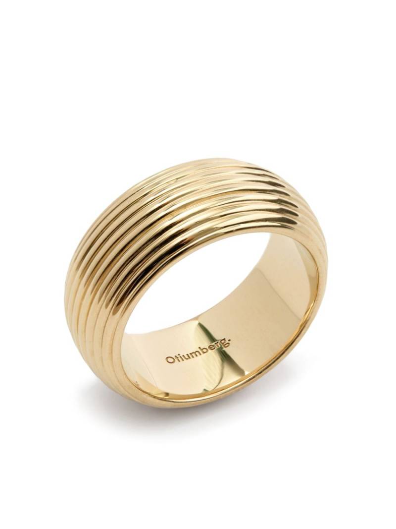 Otiumberg wide ridged ring - Gold von Otiumberg