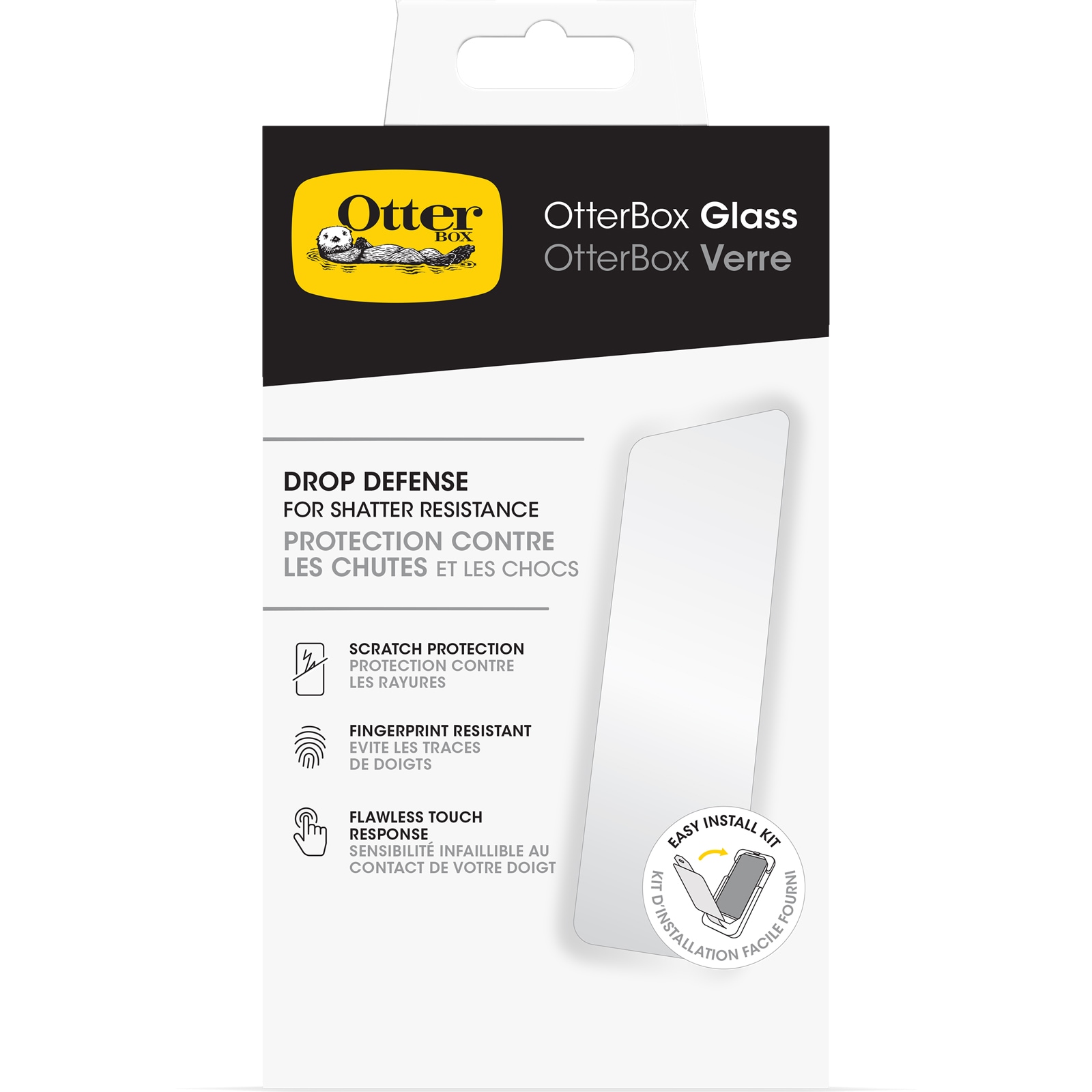 Otterbox Displayschutzglas »Glass Displayschutz Apple iPhone 15 Pro Max, gehärtetes Glas«, für Apple iPhone 15 Pro Max, Schutz vor Brüchen, Kratzern und Stürzen, Displayschutzfolie von OtterBox