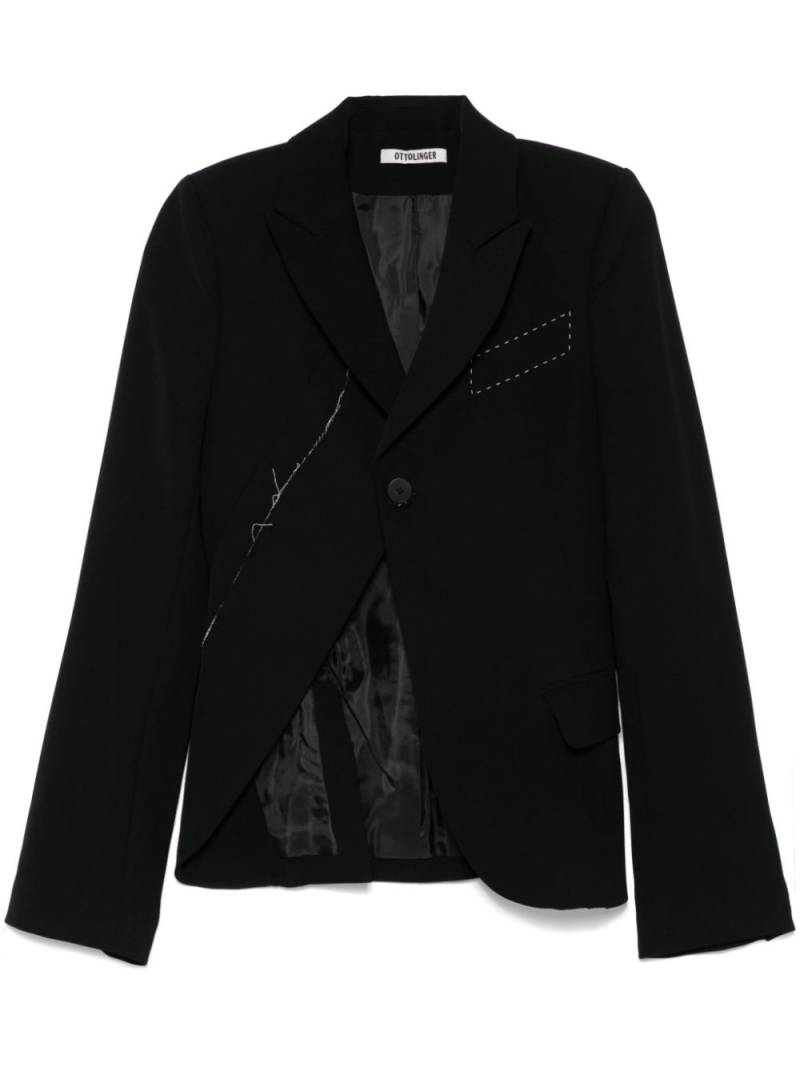 Ottolinger Deconstructed blazer - Black von Ottolinger