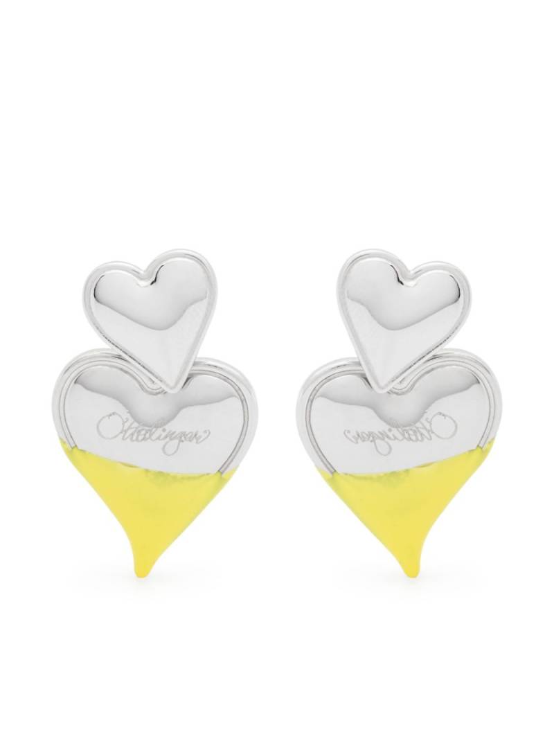 Ottolinger Heart earrings - Silver von Ottolinger