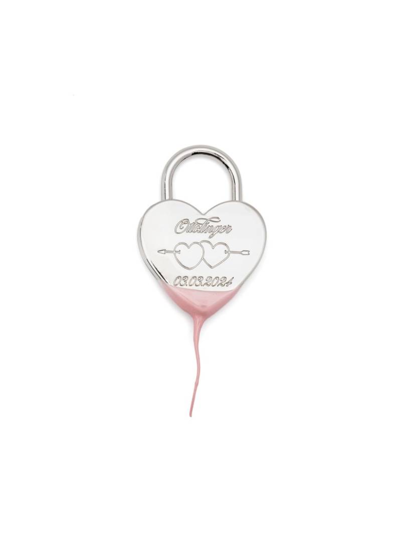 Ottolinger Otto Heart Lock Keychain pendant - Silver von Ottolinger