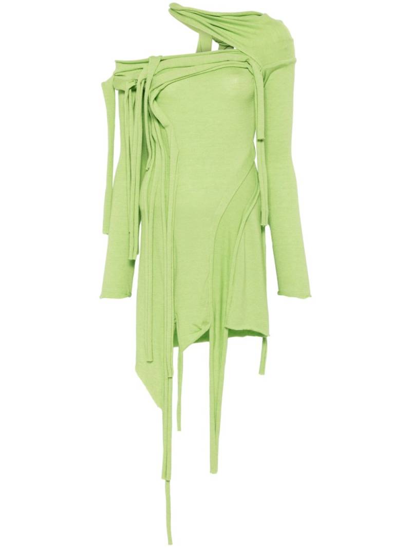 Ottolinger Strappy Knit mini dress - Green von Ottolinger