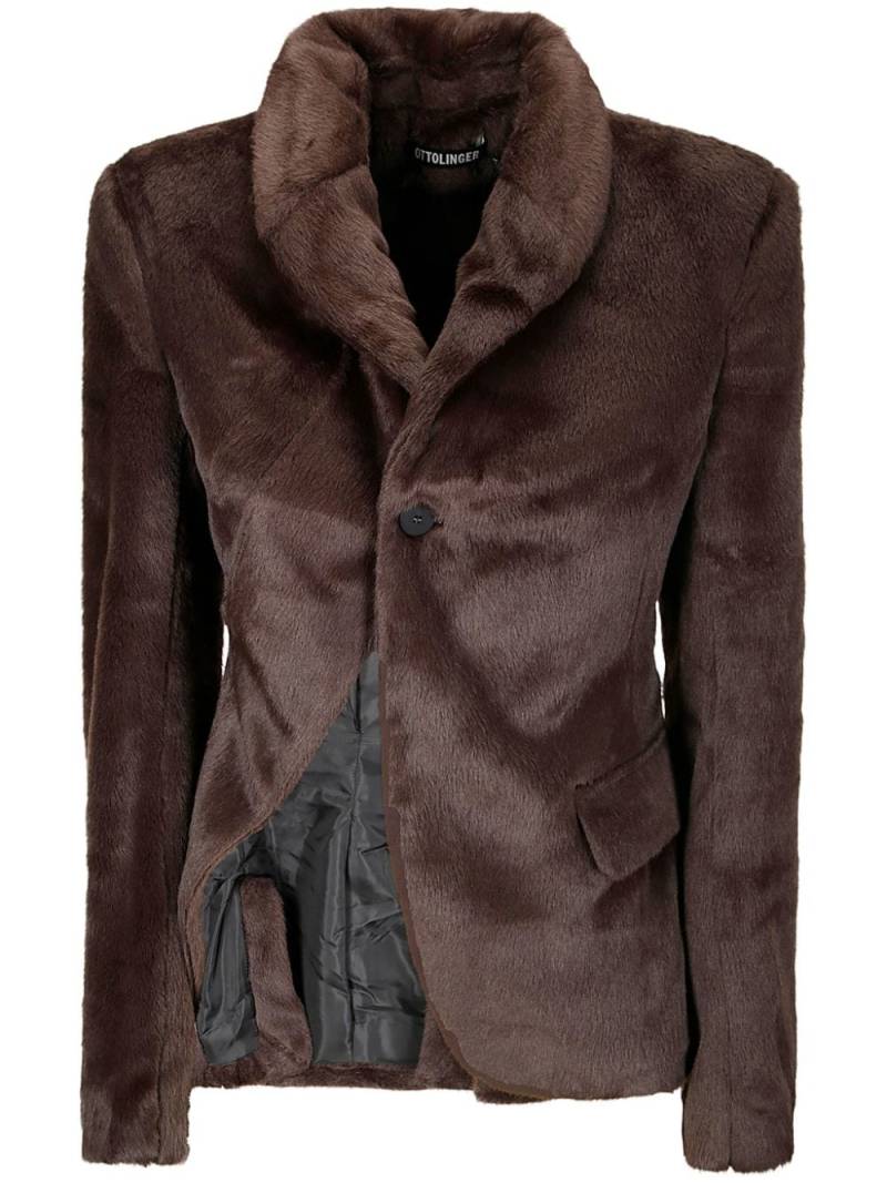 Ottolinger asymmetric blazer - Brown von Ottolinger