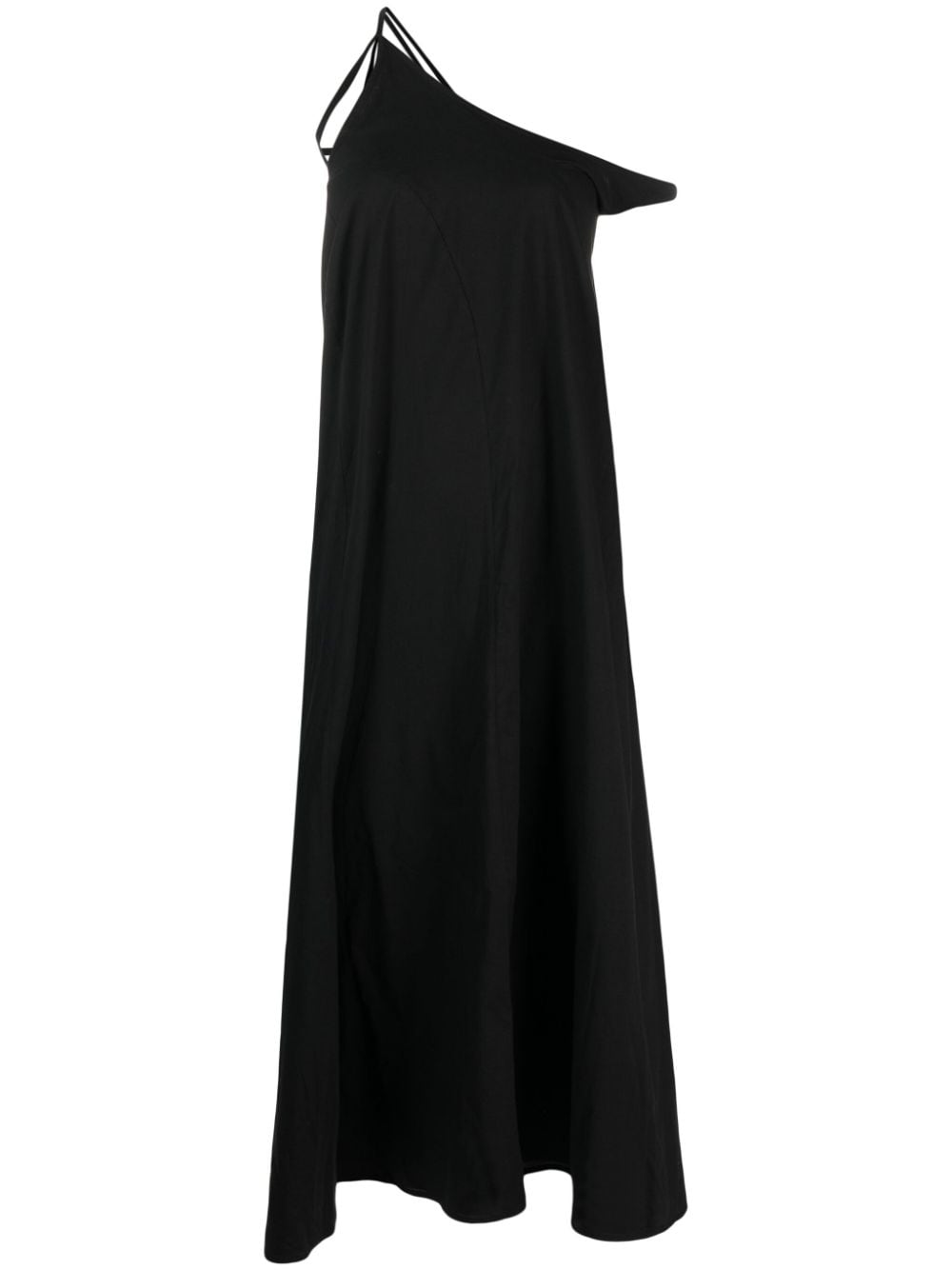 Ottolinger asymmetric midi dress - Black von Ottolinger