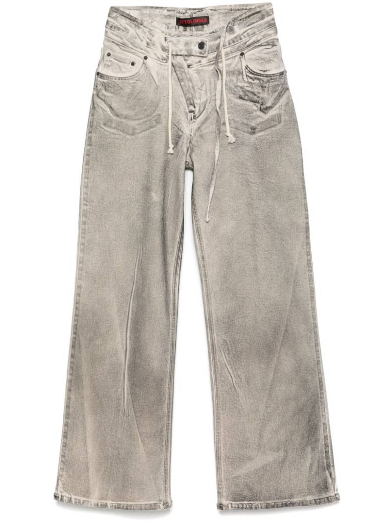 Ottolinger coated-finish jeans - Neutrals von Ottolinger