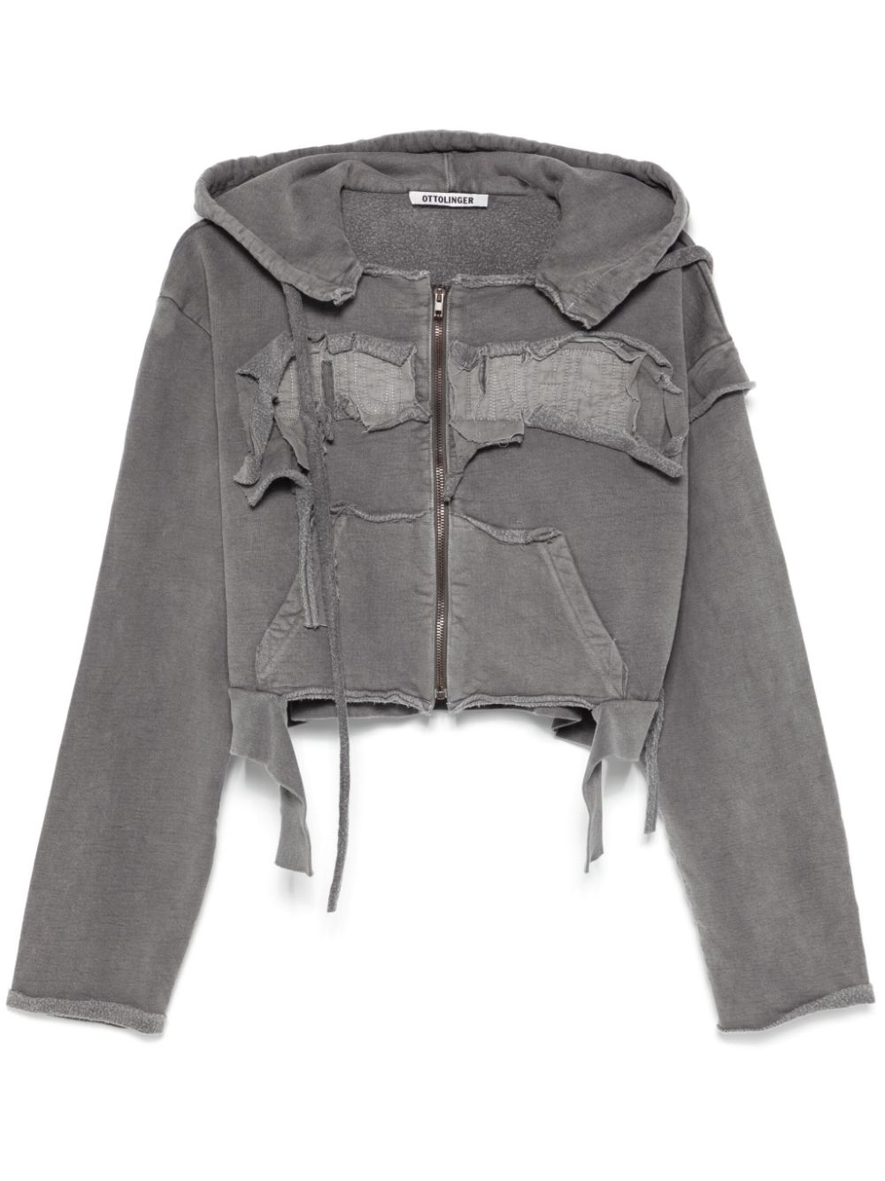 Ottolinger distressed hoodie - Grey von Ottolinger