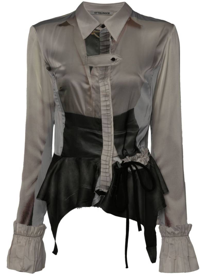 Ottolinger graphic-print shirt - Neutrals von Ottolinger