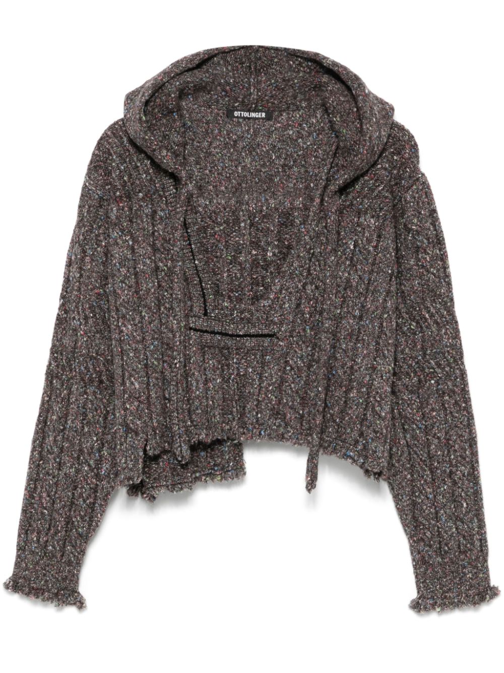 Ottolinger knitted hoodie - Brown von Ottolinger