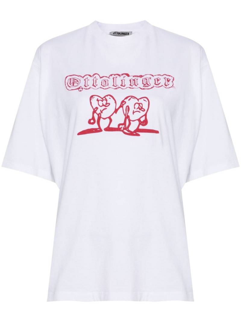 Ottolinger logo-print T-shirt - White von Ottolinger