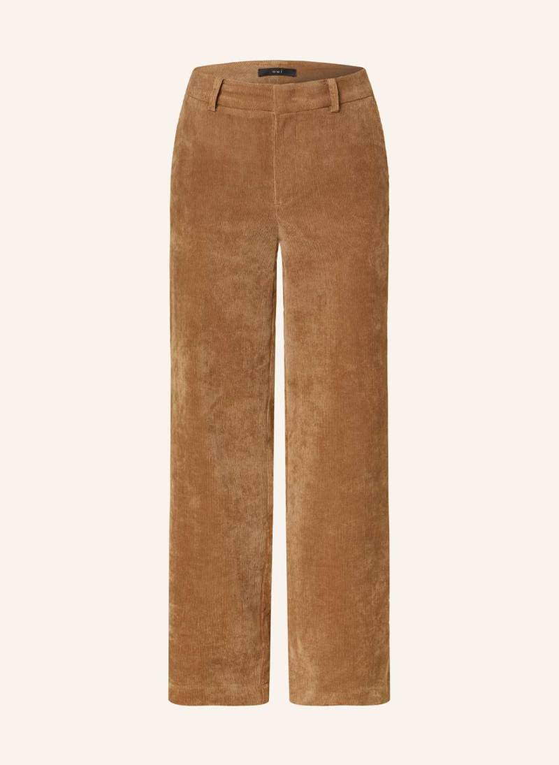 Oui Cordhose braun von Oui