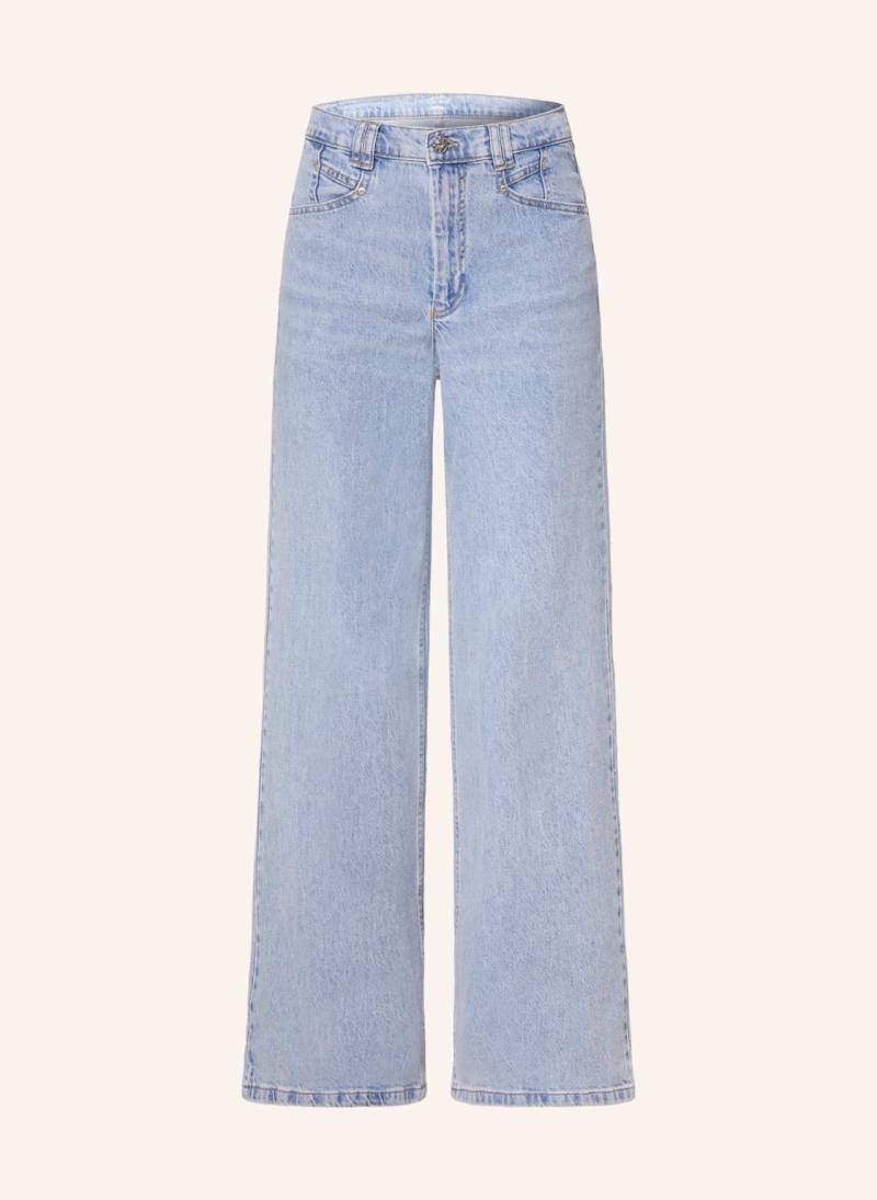 Oui Flared Jeans blau von Oui