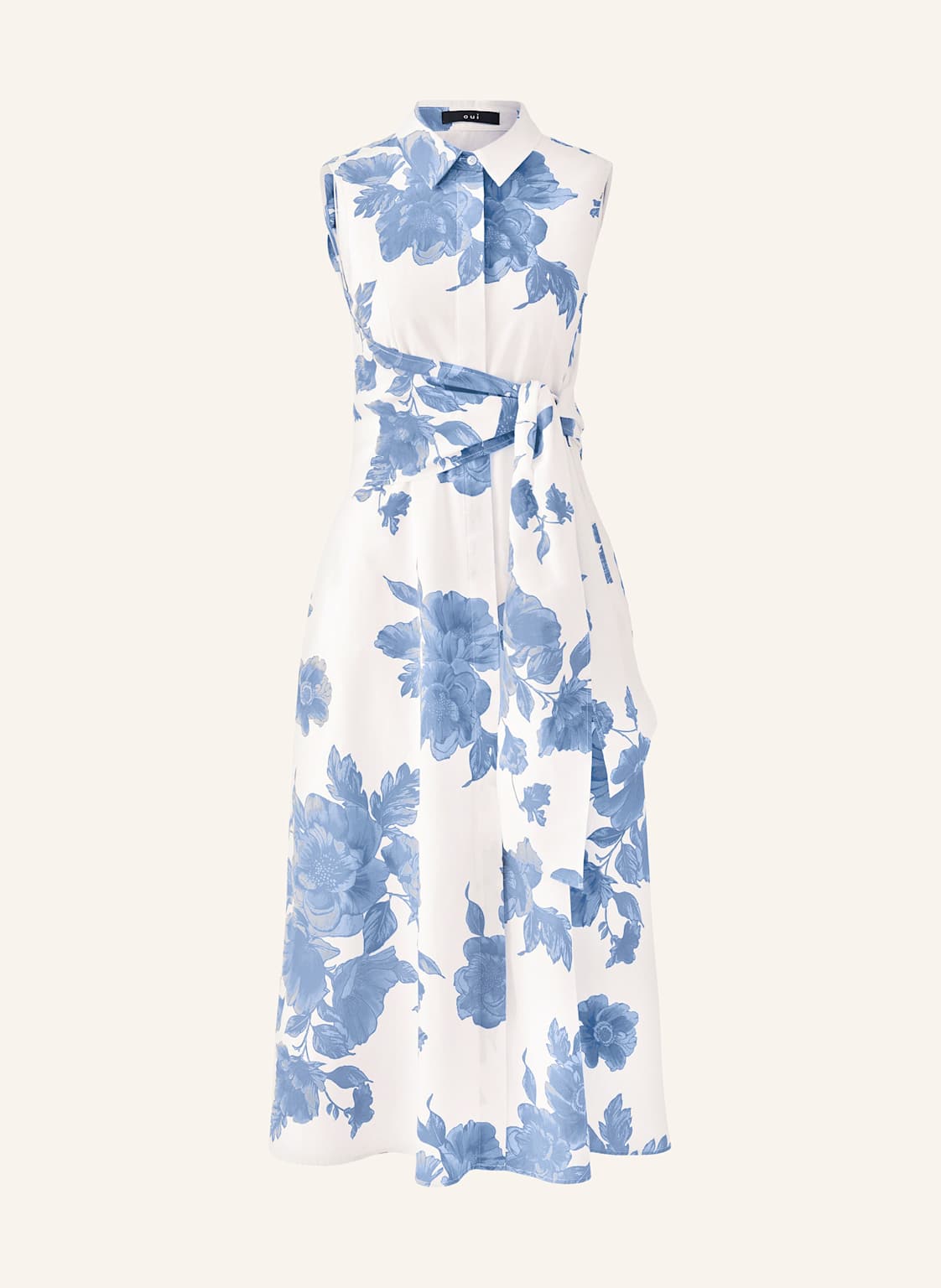 Oui Hemdblusenkleid blau Oui Hemdblusenkleid blau von Oui