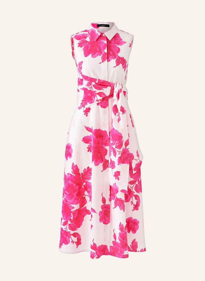 Oui Hemdblusenkleid pink von Oui