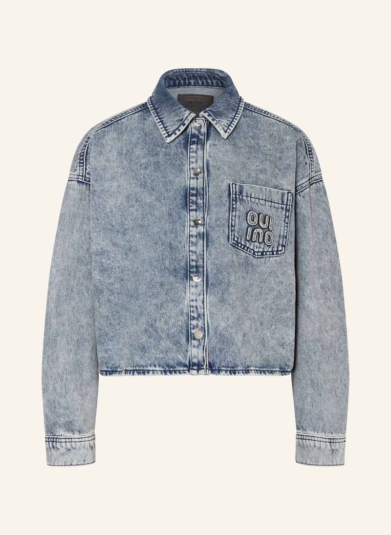 Oui Jeansjacke blau von Oui