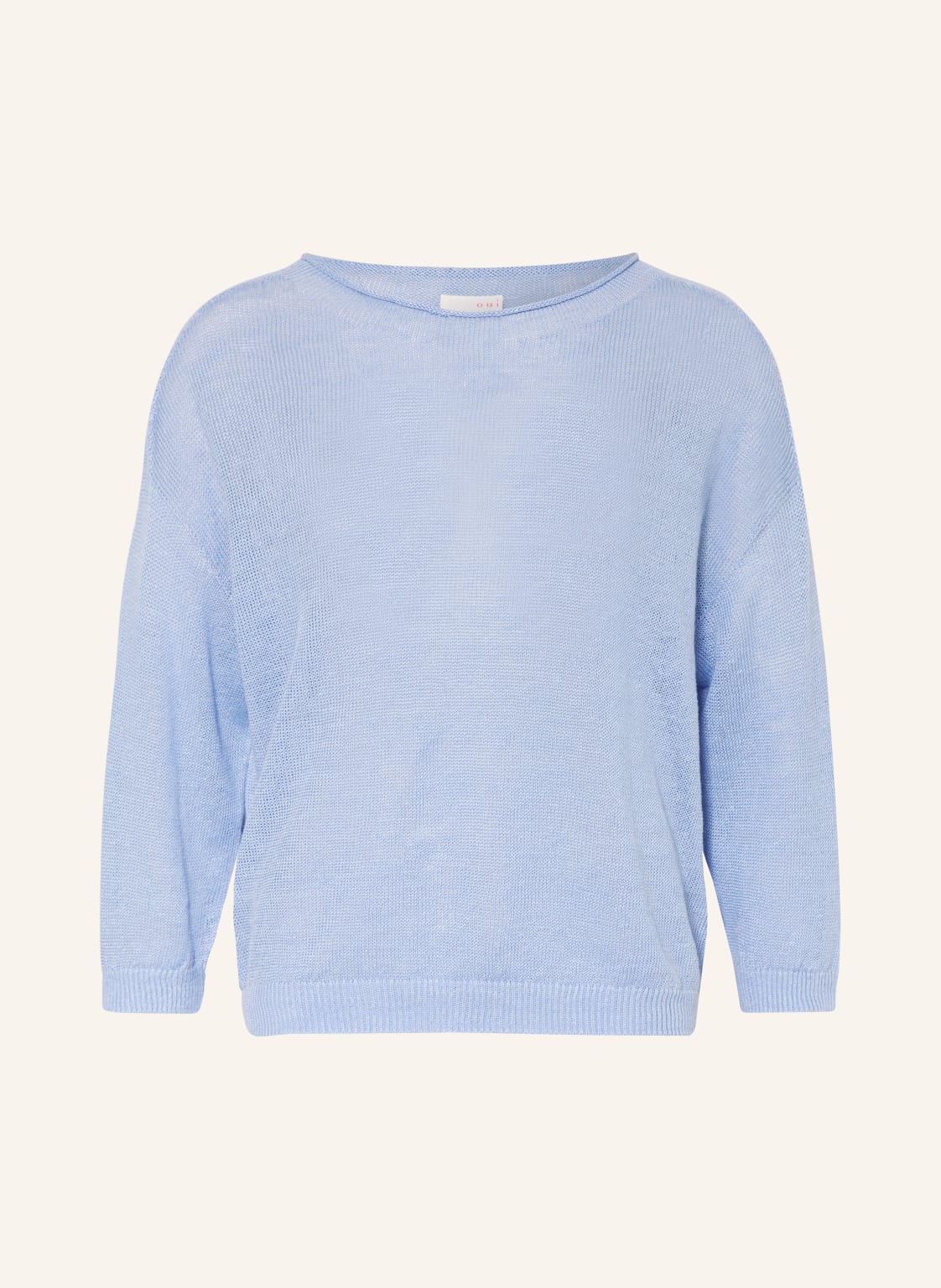 Oui Leinenpullover blau von Oui