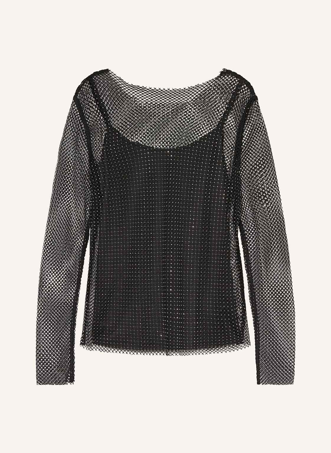 Oui Longsleeve Mit Schmucksteinen schwarz Oui Longsleeve Mit Schmucksteinen schwarz von Oui