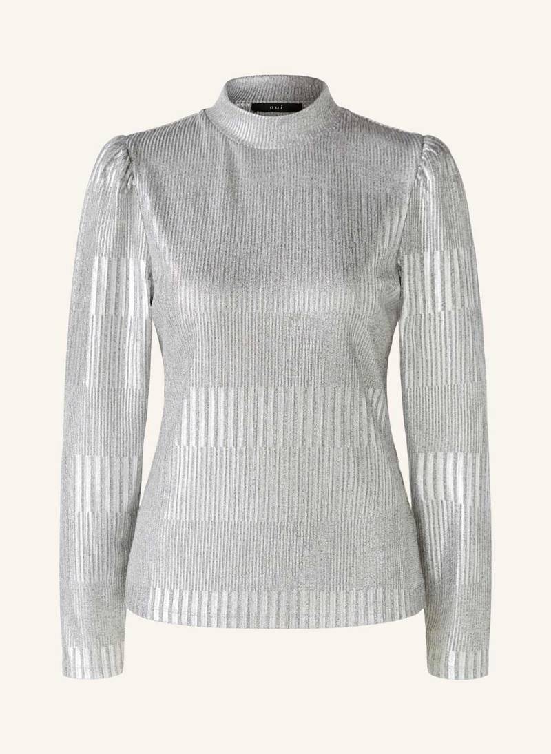 Oui Longsleeve silber von Oui